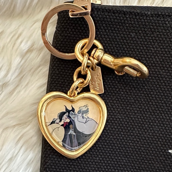 Coach Black Villains Clutch & Keychain - Picture 2 of 3